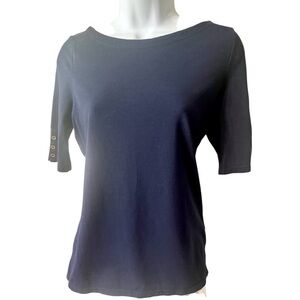 Ralph Lauren Navy Blue Women's Top Size Med